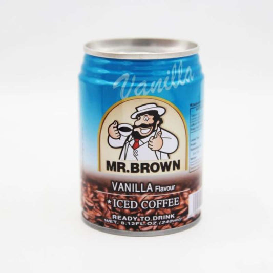 Pekanbaru Mr. Brown Vanilla Iced Coffee 240Ml Can