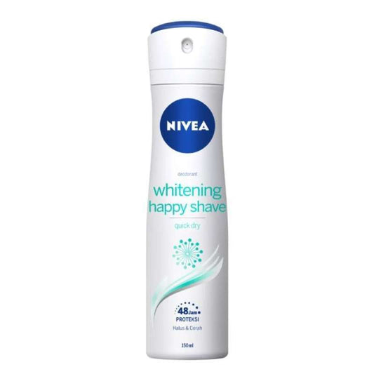 Pekanbaru Nivea Deo Spray Whitening Happy Shave 150Ml