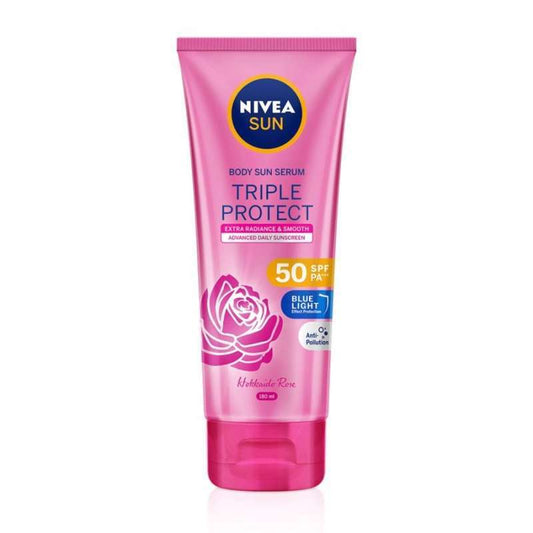 Pekanbaru Nivea Sun Body Sun Serum Triple Protect Spf50 180Ml