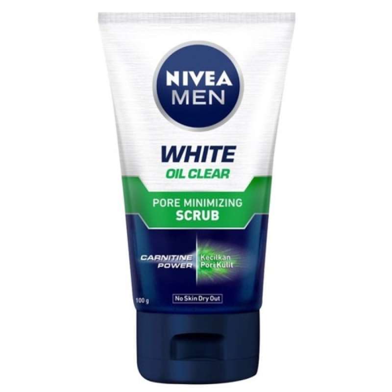 Pekanbaru Nivea Men Whitening Oil Control Face Scrub 100Ml