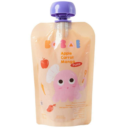Pekanbaru Bobae Puree Apple Carrot Mango 80G
