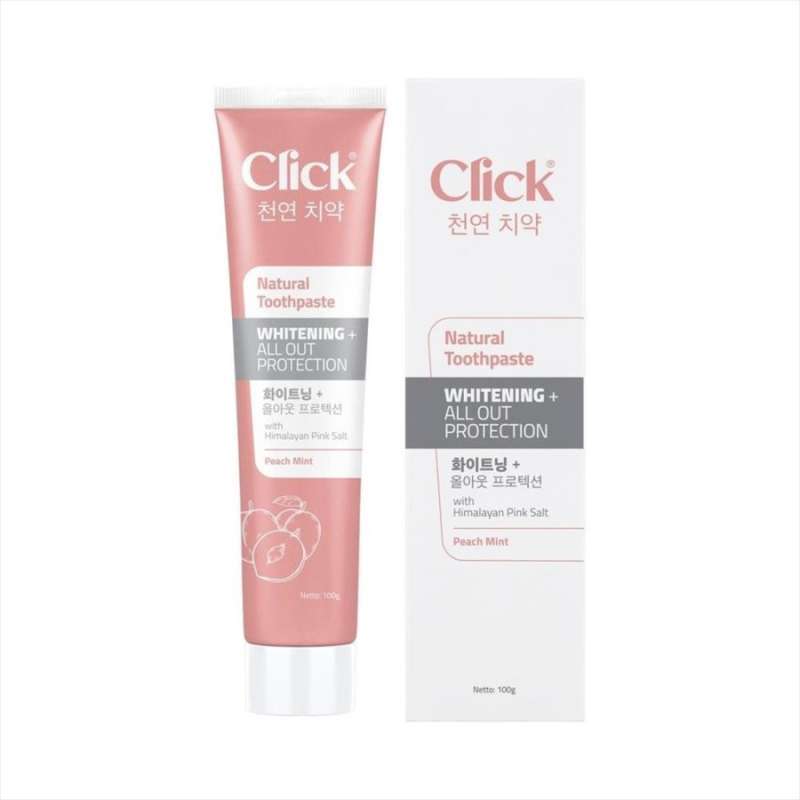 Pekanbaru Click Natural Toothpaste Peach Mint 100G