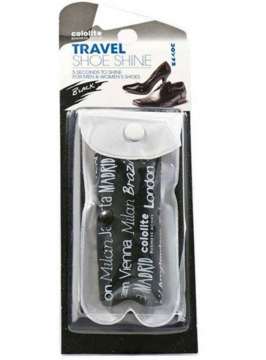 Pekanbaru Cololite Travel Shoe Shine Black [1 Pcs]