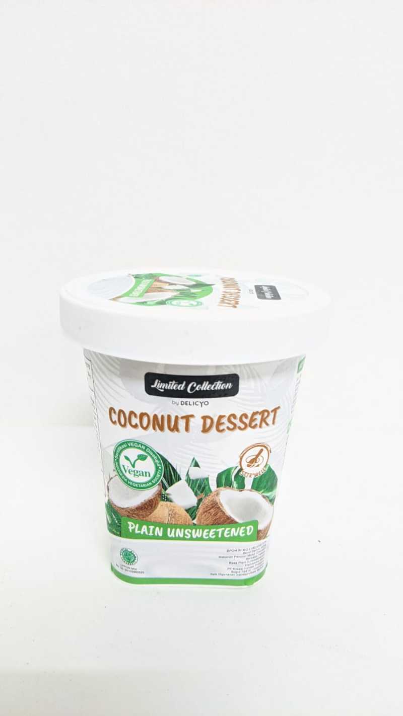 Pekanbaru Delicyo Coconut Dessert Plain Unswt 400G
