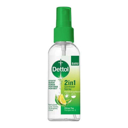 Pekanbaru Dettol 2In1 Sanitizr Spry Hnds&Srfcs 50M