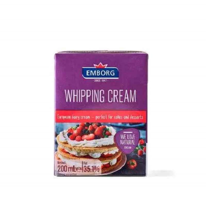 Pekanbaru Emborg Whipping Cream 200Gr