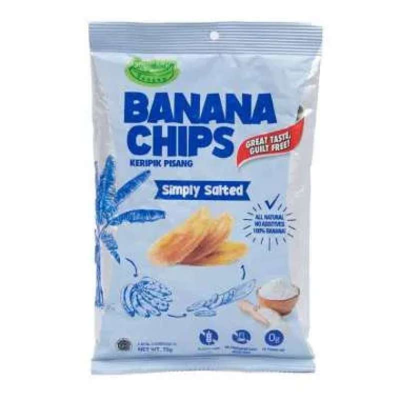 Pekanbaru Everything Banana Chips Simply Saltd 70G