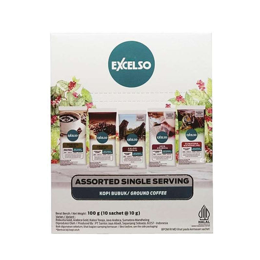 Pekanbaru Excelso Assorted Single Serving 10X10Gr