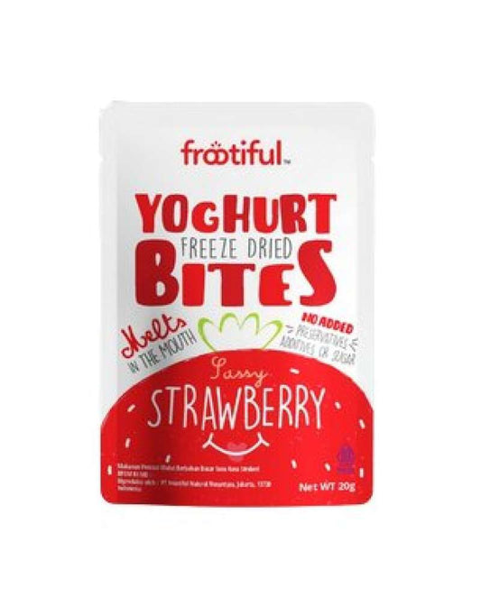 Pekanbaru Frootiful Yoghurt Bites Strawberry 20G