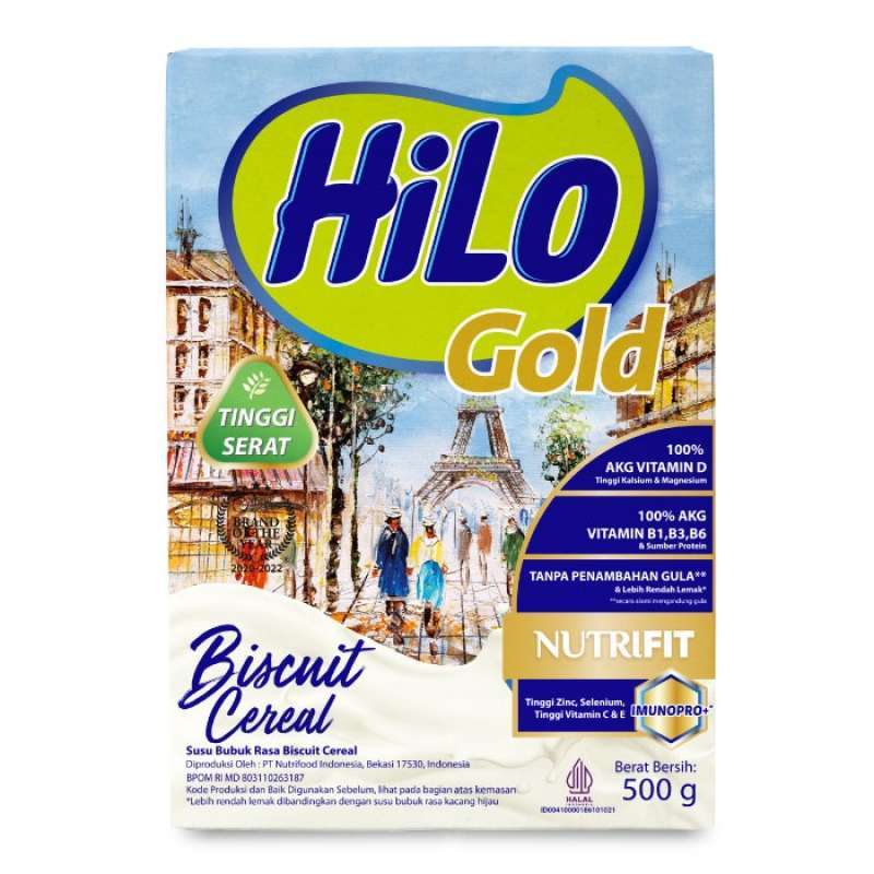 Pekanbaru Hilo Gold Biscuit Cereal 500G