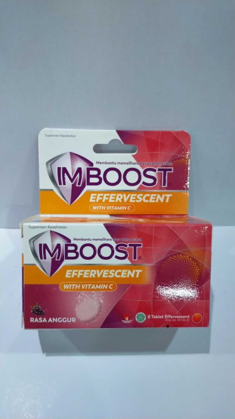 Pekanbaru Imboost Effervescent Anggur 8'S Tube
