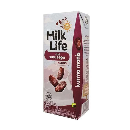 Pekanbaru Milk Life Uht Teens Kurma [200 Ml]
