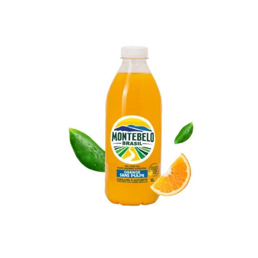 Pekanbaru Montebelo J Orange Without Pulp Pet 100% 1L