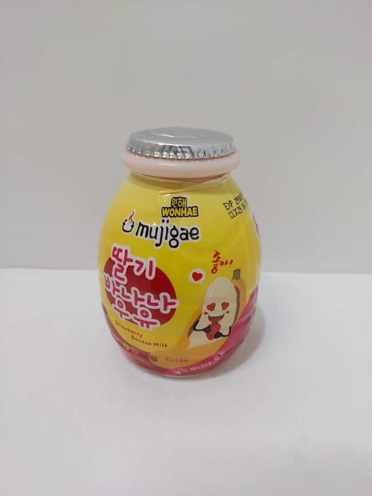 Pekanbaru Mujigae Banana Milk Strawberry 250Ml