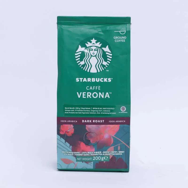 Pekanbaru Starbucks Caffe Verona 200Gr