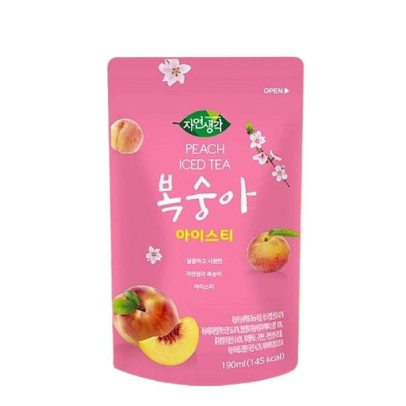 Pekanbaru Think Nature Peach Iced Tea 190Ml