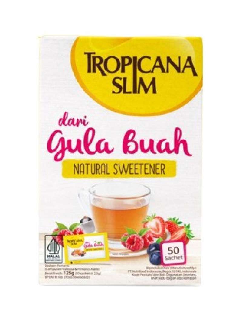 Pekanbaru Tropicana Slim Gula Buah 125Gr Box