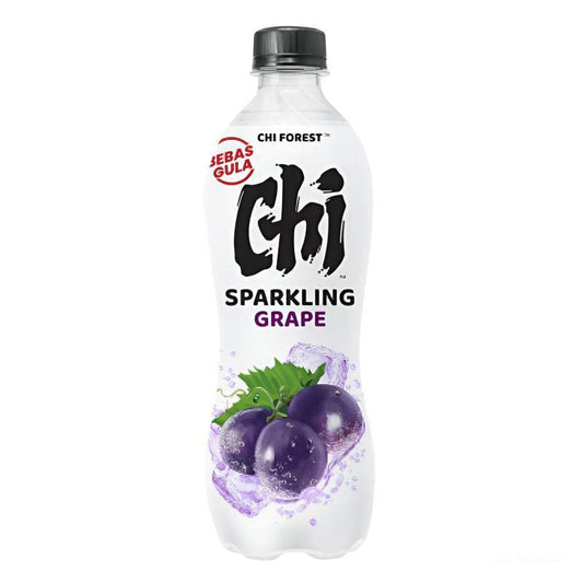 Pekanbaru Chi Forest Sparkling Water Grape Delight 480Ml