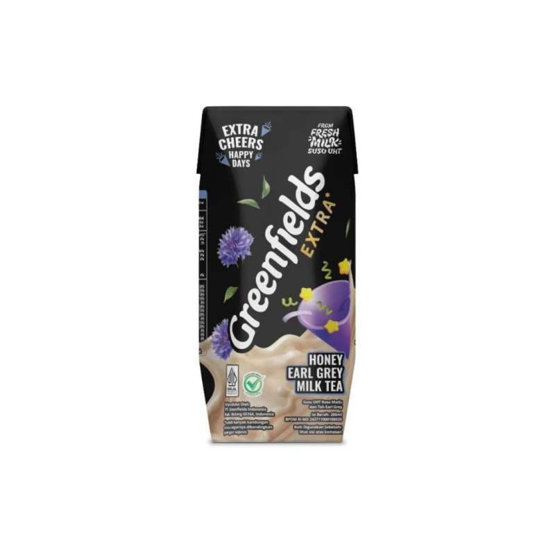 Pekanbaru Greenfields Uht Extra Honey Earl Grey Milk 200Ml Tta