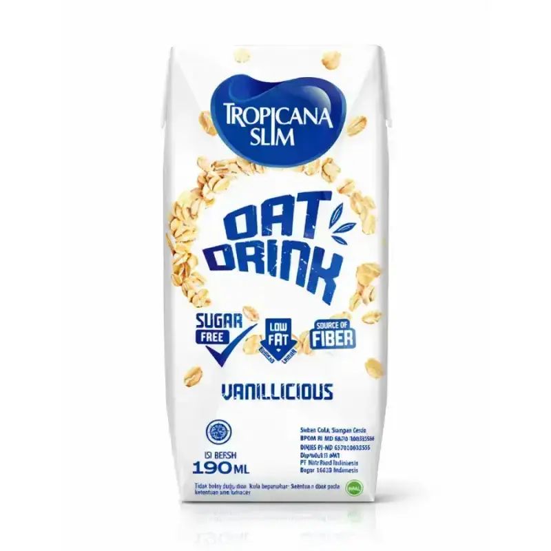 Pekanbaru Tropicana Slim Oat Drink Vanillics 190Ml