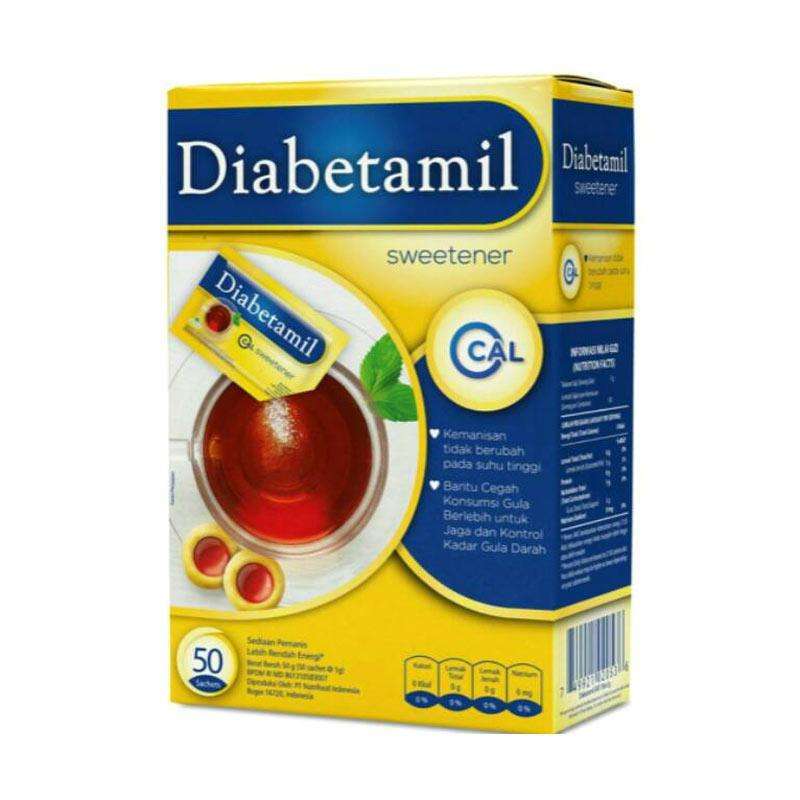 Pekanbaru Diabetamil Sweetener 50'S Box