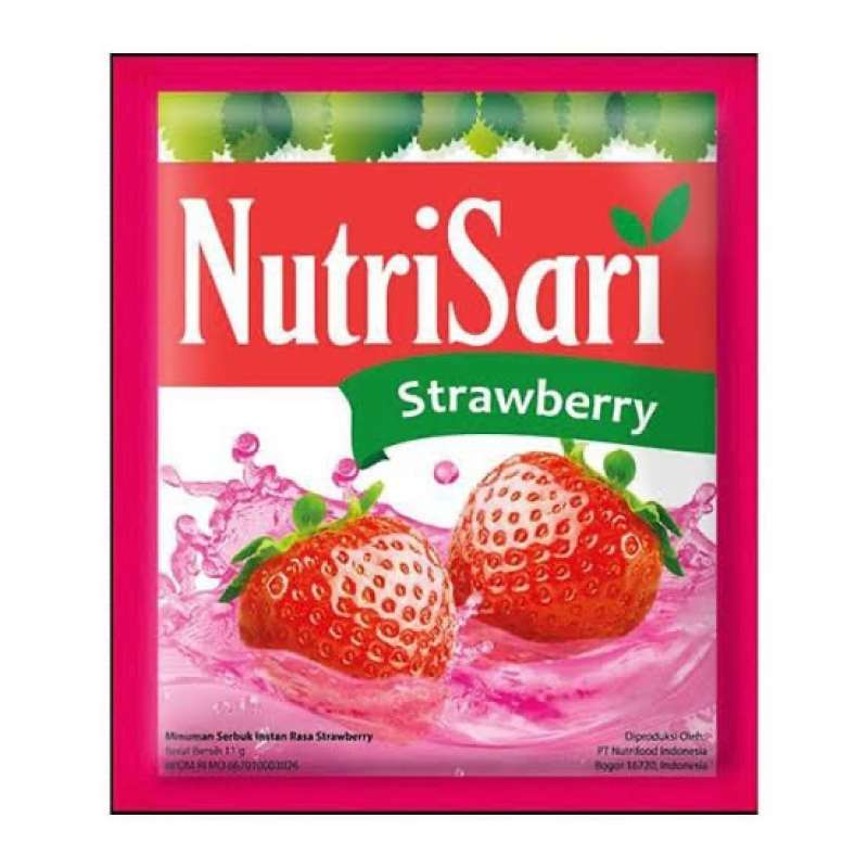 Pekanbaru Nutrisari Strawberry Renceng 10X11Gr