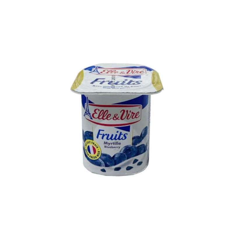 Pekanbaru Elle&Vire D' Lacte Blueberry 125Gr Btl