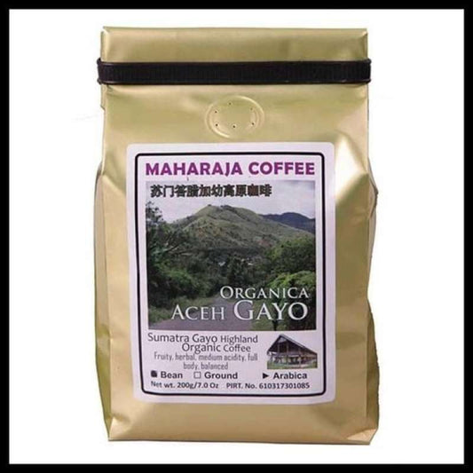 Pekanbaru Maharaja Kopi Orgnc Aceh Gayo Bean 200Gr