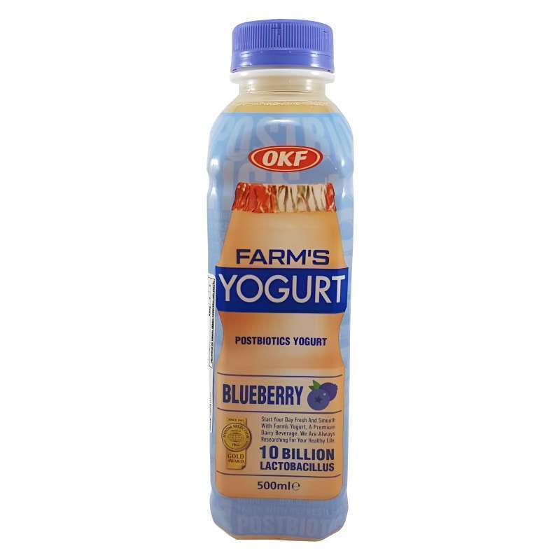 Pekanbaru Okf Farms Yogurt Blueberry 500Ml
