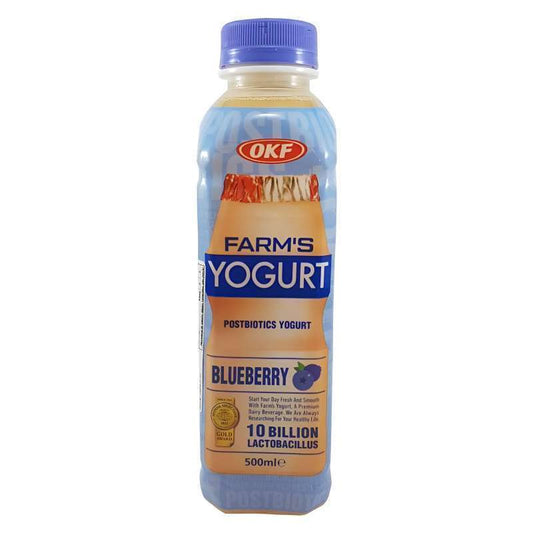 Pekanbaru Okf Farms Yogurt Blueberry 500Ml