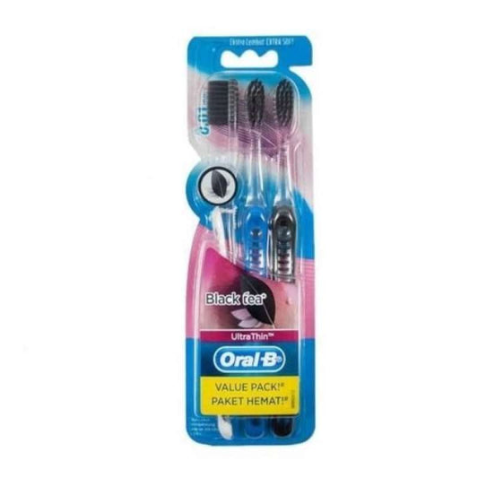 Pekanbaru Oral-B Tooth Brush Black Tea 3'S