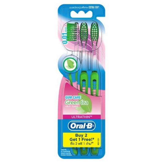 Pekanbaru Oral-B Toothbrush Green Tea 3 Pcs