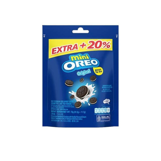 Pekanbaru Oreo Mini Krim Vanilla 61.3Gr