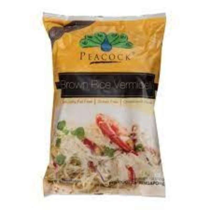 Pekanbaru Peacock Brown Rice Vermicelli 200Gr