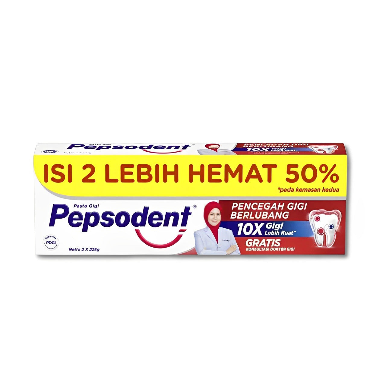 Pekanbaru Pepsodent Toothpaste White Prm 2X225Gr