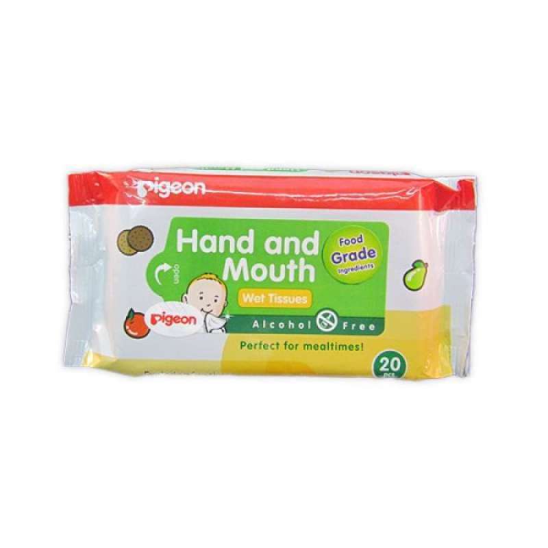 Pekanbaru Pigeon Hand & Mouth Wipes 20'S