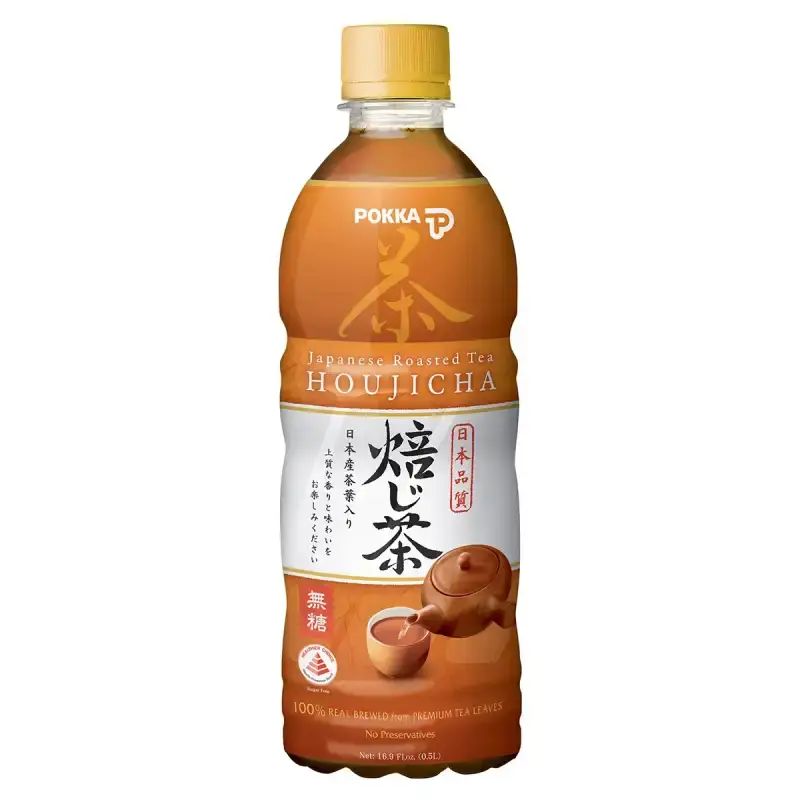 Pekanbaru Pokka Houjicha 500Ml Botol