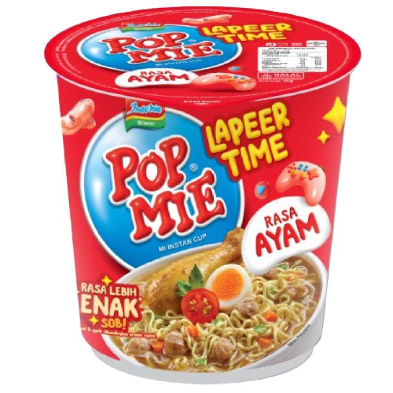 Pekanbaru Pop Mie Ayam Lapeer Time 75G Cup