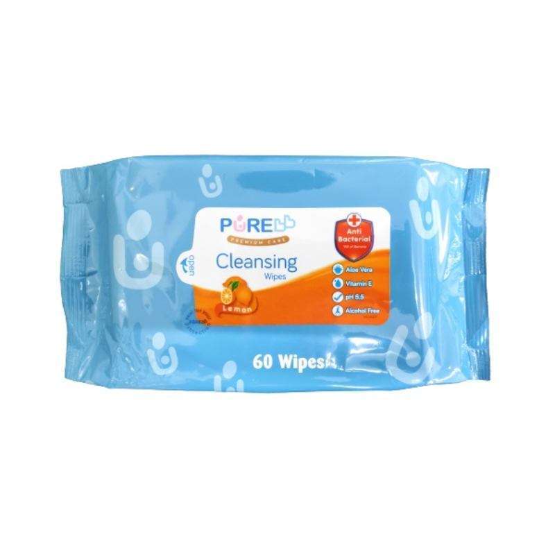 Pekanbaru Pure Bb Cleansing Wipes Lemon [60 Sheets]