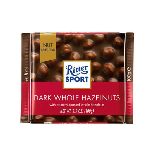 Pekanbaru Ritter Sport Dark Whole Hazelnuts 100Gr