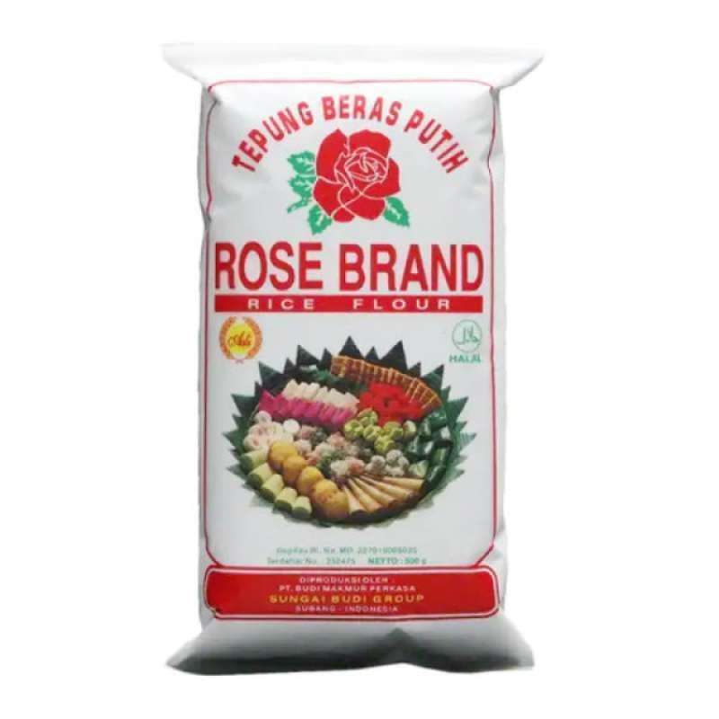 Pekanbaru Rose Brand Tepung Beras 500Gr Pak