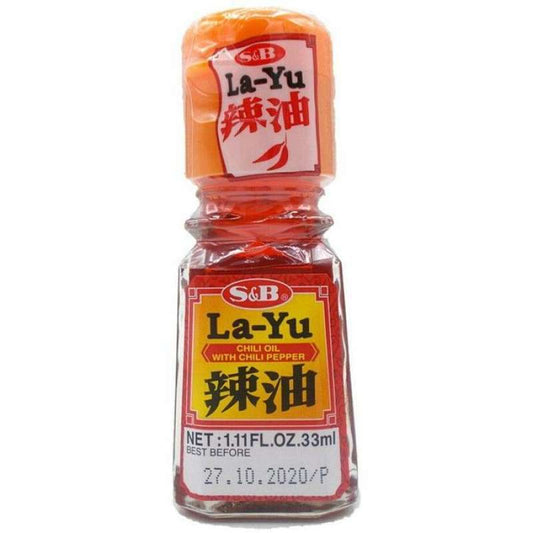 Pekanbaru S&B La-Yu Chili Oil 33 Ml Btl