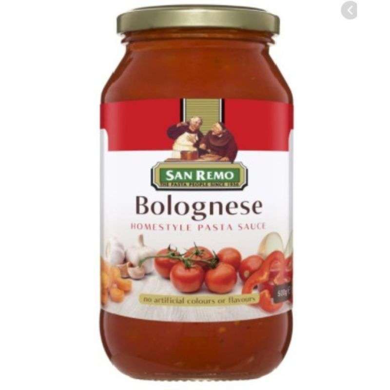 Pekanbaru San Remo Pasta Sauce Bolognese 500Gr