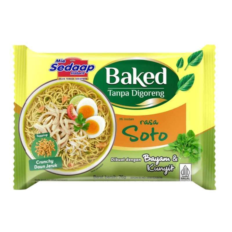 Pekanbaru Sedaap Mie Baked Rasa Soto 76Gr