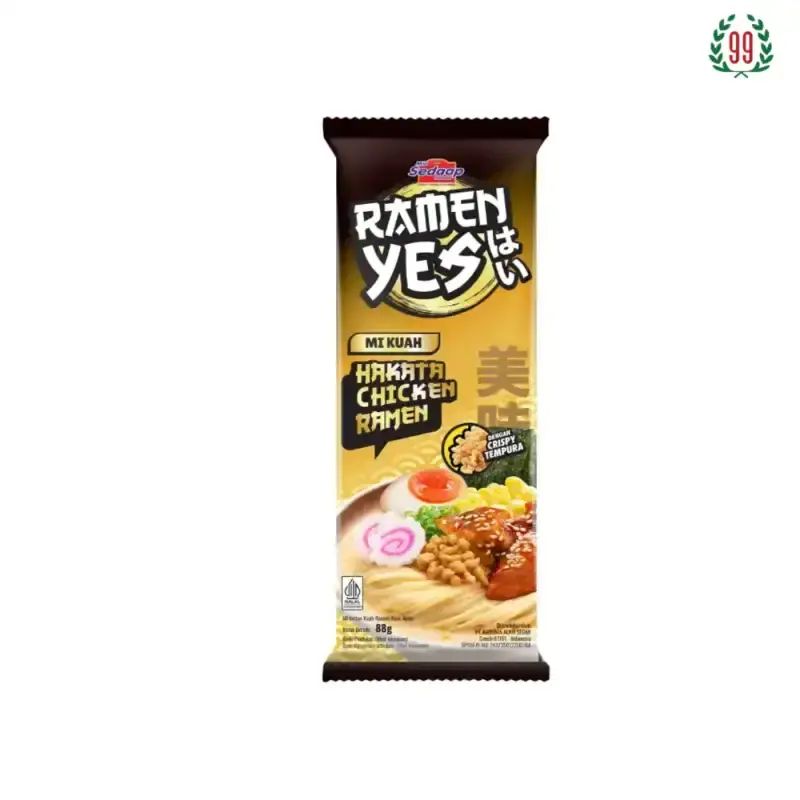 Pekanbaru Sedaap Ramen Yes Kuah Hakata Chicken 88G