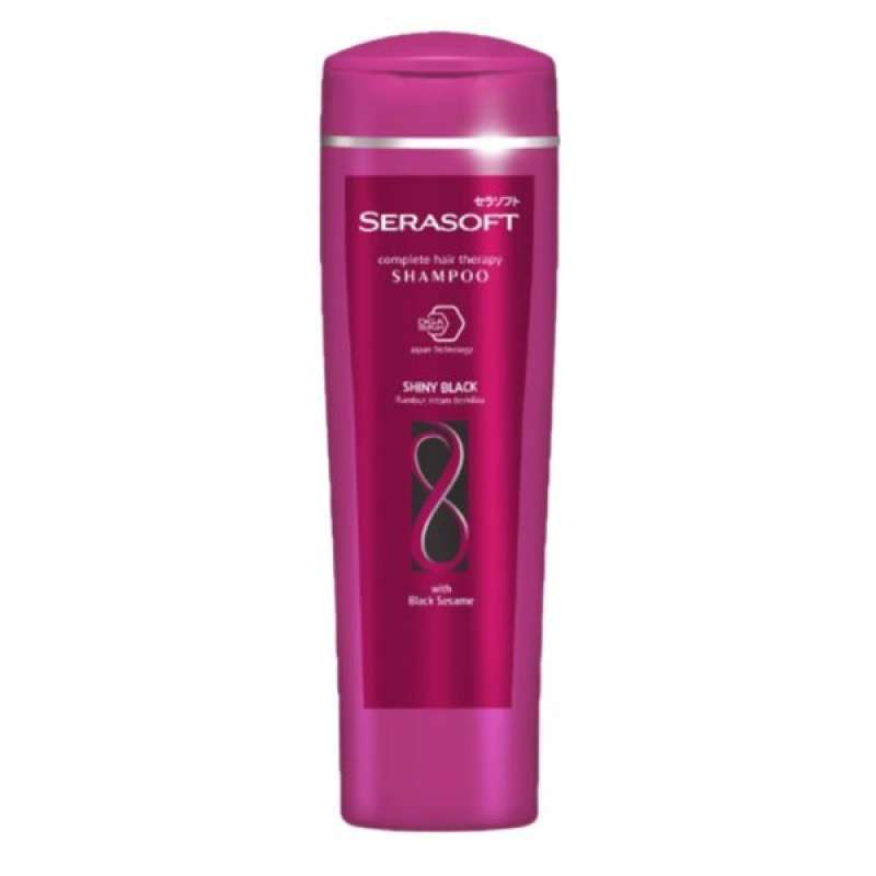 Pekanbaru Serasoft Shampoo Shiny Black 340Ml