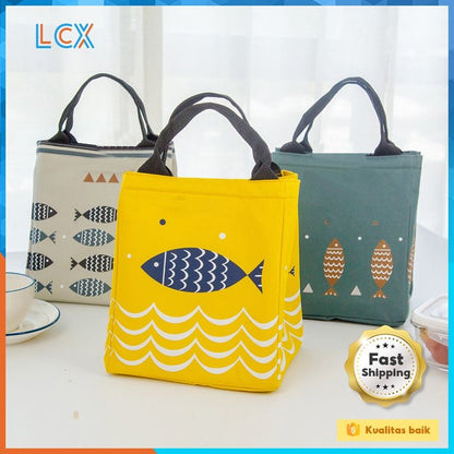 Pekanbaru Tas Bekal Makanan Makan Anti Air Makanan Bento Elegan Aluminium Foil Lunch Bag Anti Basah