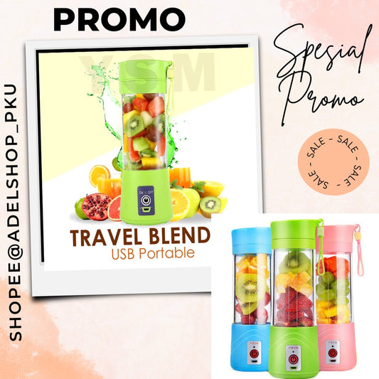 Pekanbaru Blender Juicer Portable USB 6 Mata pisau/ Juicer Multifungsi/ Blender Jus Cas bisa dibawa kemana saja dan Travel