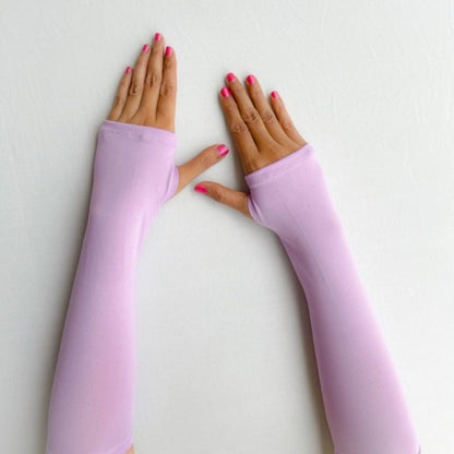 Pekanbaru Manset Jempol / Manset Tangan Wanita / Handsock Lembut