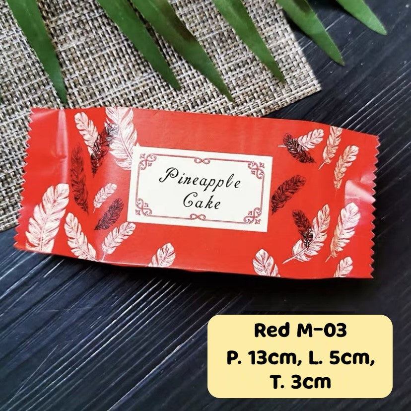 Pekanbaru Plastik Seal Nastar Taiwan Berbagai Motif Per Pack